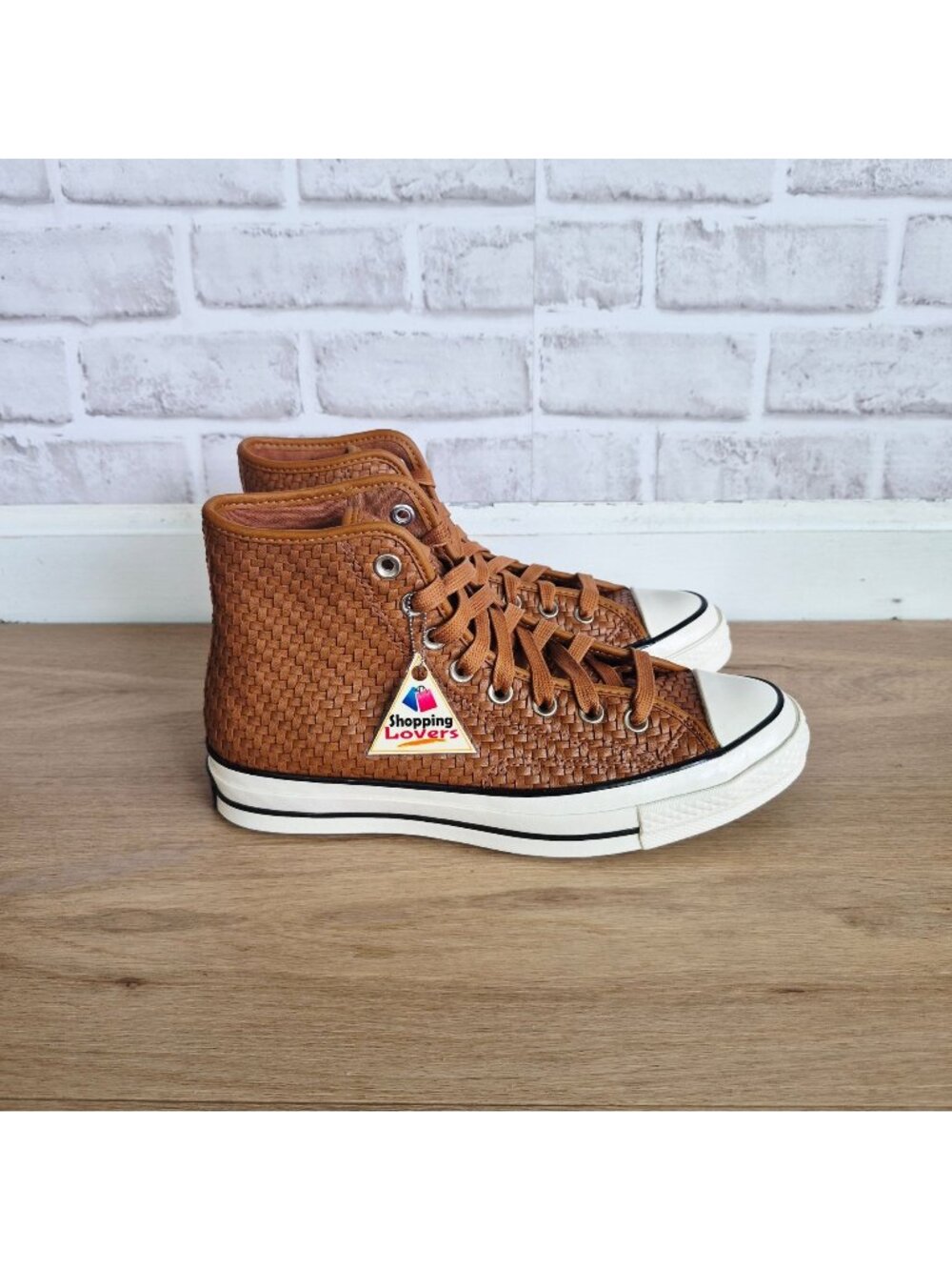 ⭐Converse Chuck 70 Hi Woven Leather Size 7 Men's shoes Sneakers Brown A19734C